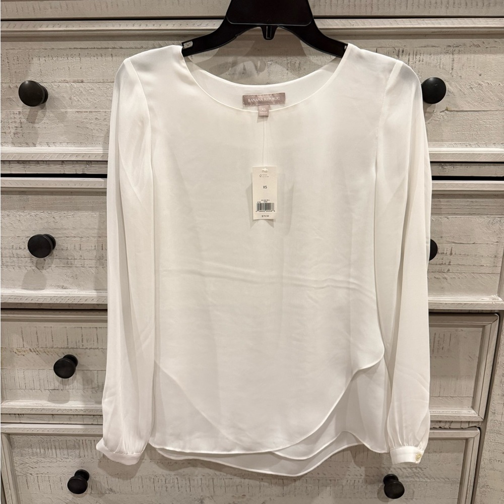 Banana Republic Elegant white Blouse